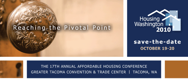 Housing Washington 2010 Conference October 19-20